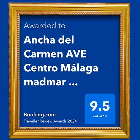 Ancha Del Carmen Ave Centro Malaga Madmar Lujo New Zambrano Apartment Exterior photo