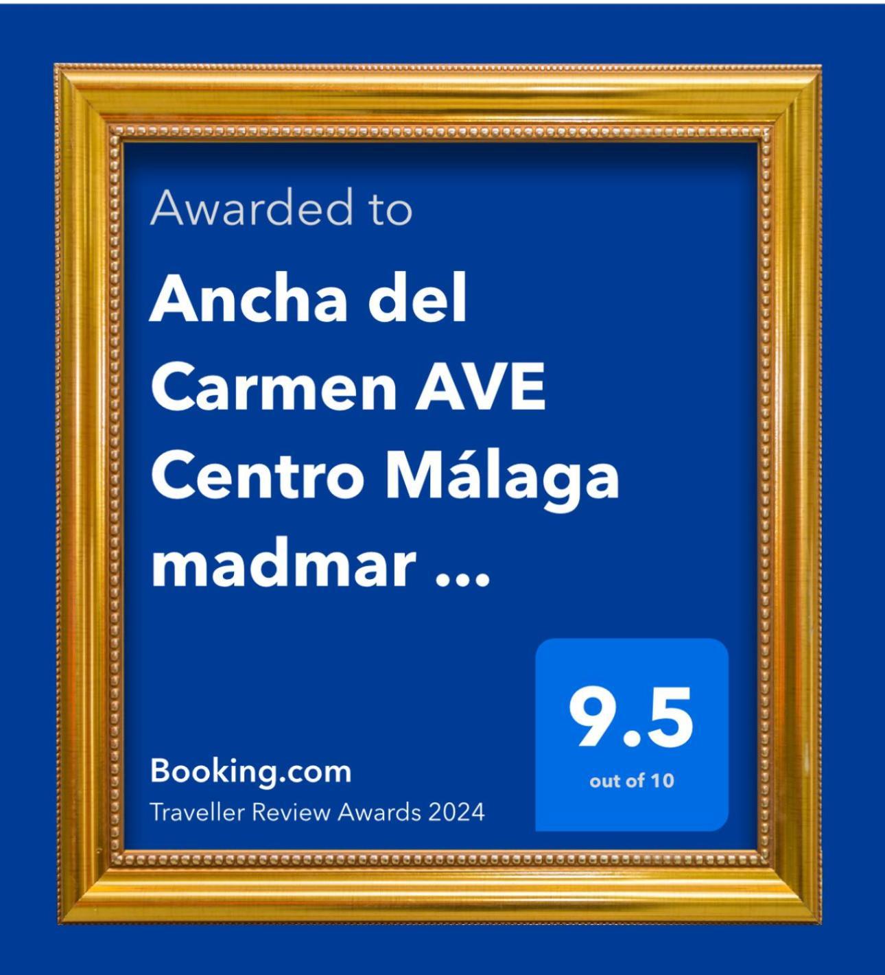 Ancha Del Carmen Ave Centro Malaga Madmar Lujo New Zambrano Apartment Exterior photo